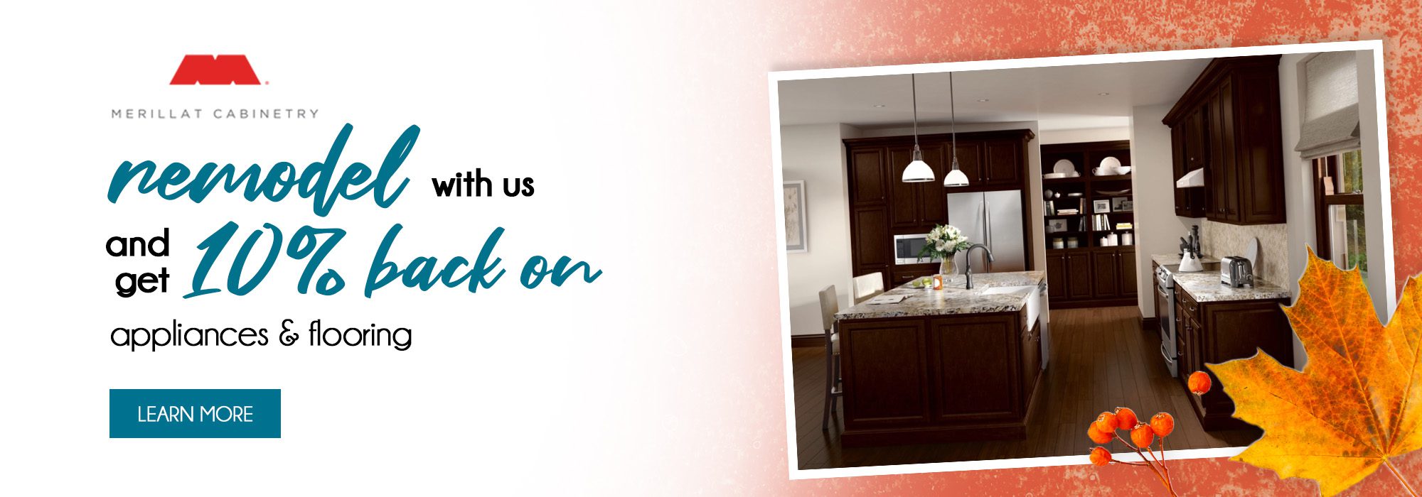 Remodel with us and get 10% back on appliances and flooring